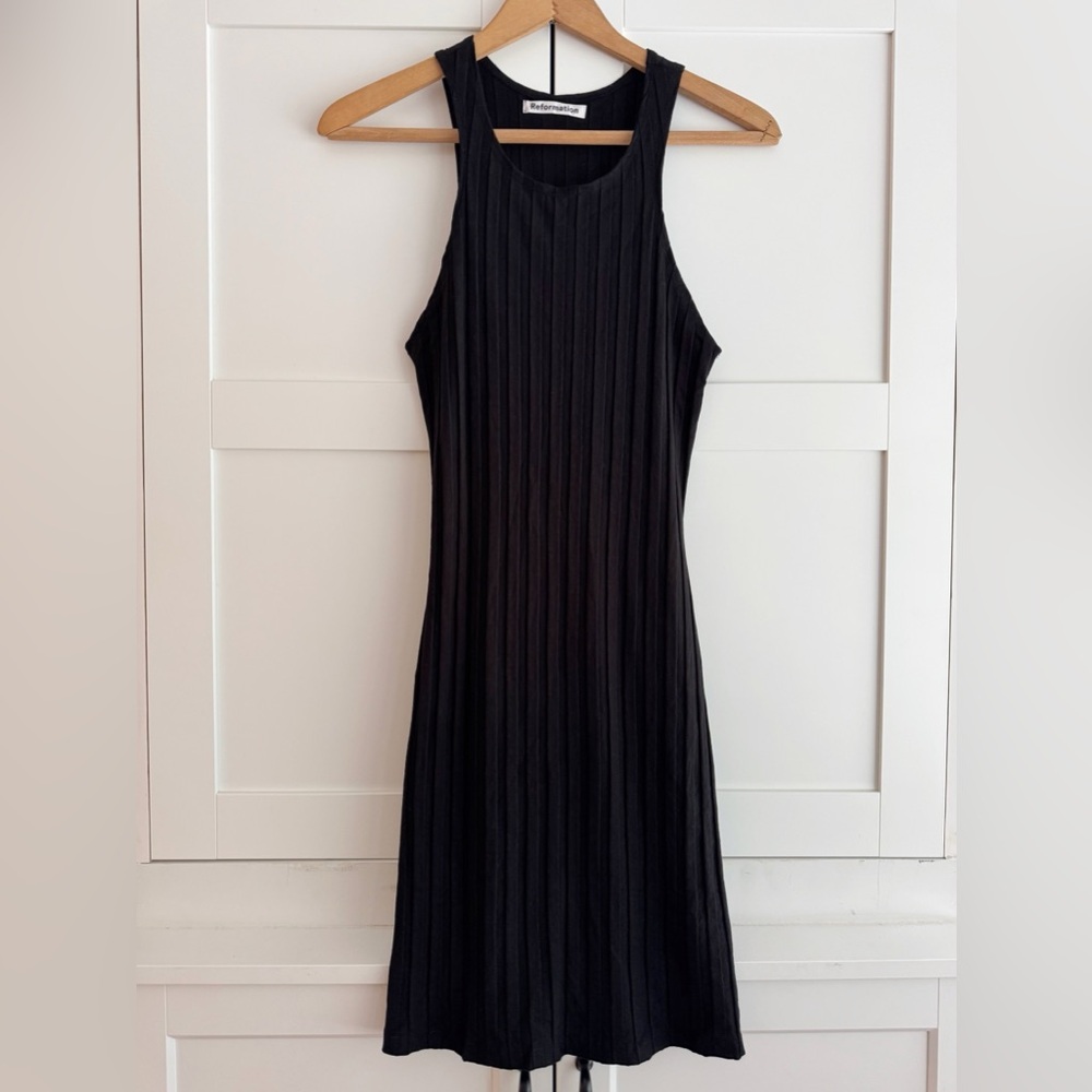 Reformation Mel Ribbed Racerback Dress - Picture 5 of 9